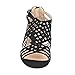 BESTON GB38 Women's Double Buckles Gladiator Flat Sandals