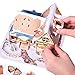 FUN LITTLE TOYS Christmas 3D Puzzles for Kids in 4 Styles, 134 PCs Jigsaw Puzzles, Xmas Gifts for Boys and Girls