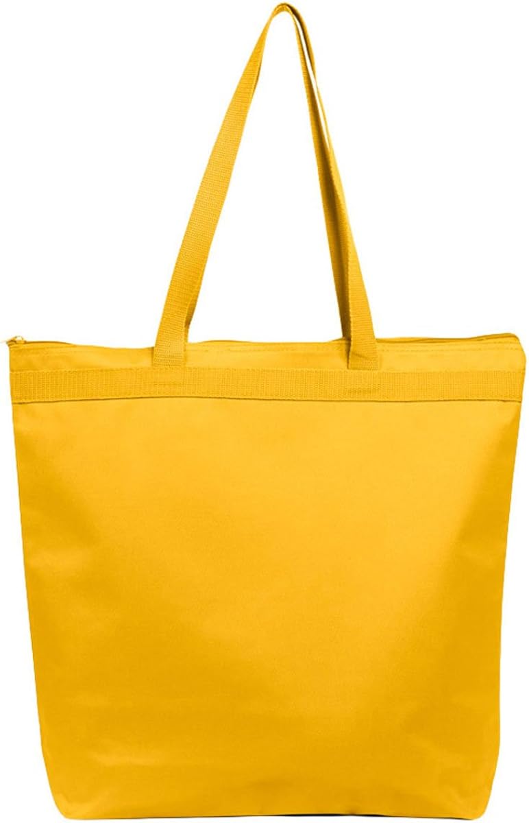 Zippered Tote Bag 8802 Bright Yellow Clothing