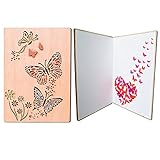 PETAFLOP Butterflies Greeting Cards for Mom Valentine Wedding Birthday Anniversary Keepsake Gifts for Her