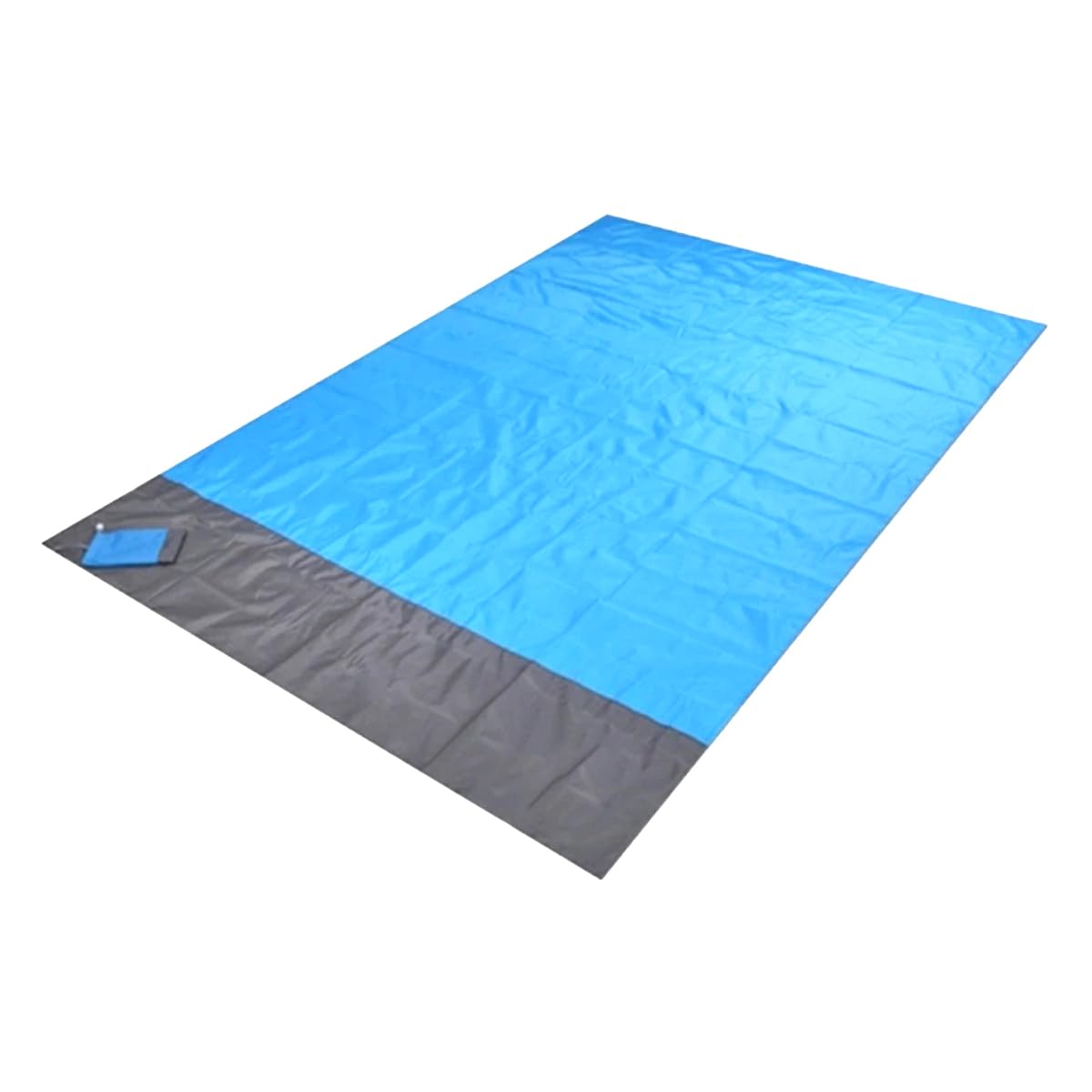 NUZAMAS 79×82.6 In Waterproof Picnic Blanket Lightweight Beach Blanket with Bag Sandproof Foldable Hiking Camping Mat for Travel Hiking Grass BBQ (Blue)