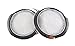 2pc. Chrome Screened Sound Hole Inserts for Resonator Guitar, Dobro and More