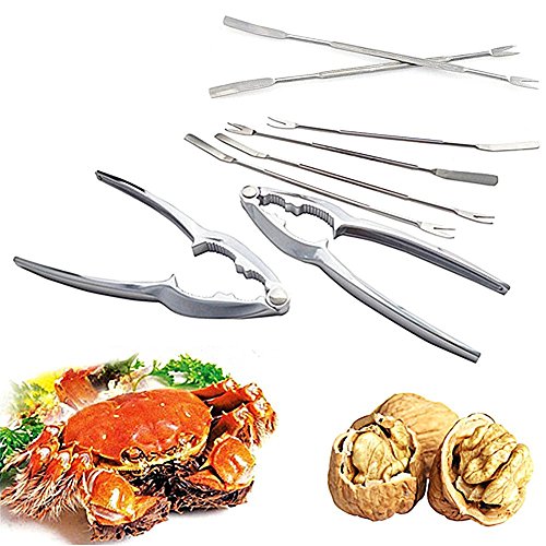 New Star Foodservice 8-Piece Seafood Tool Kit, Includes Lobster Crackers and Forks Set