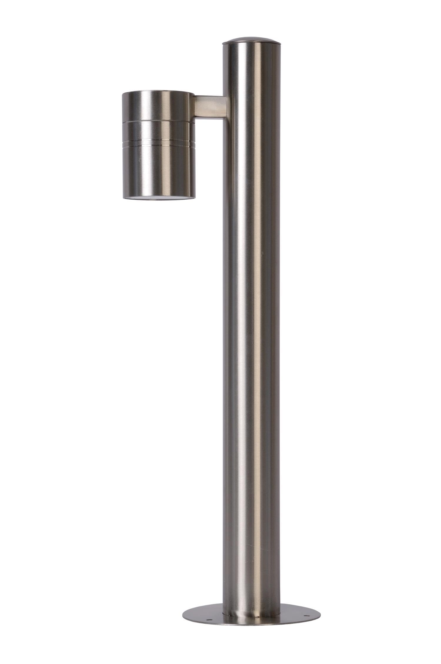 LUCIDE ARNE-LED - Bollard Light - Ø 6,3 cm - LED - GU10-1x5W 2700K - IP44 - Satin Chrome
