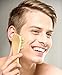 Bath Blossom Face Cleansing Brush for Facial Exfoliation - Skin Cleaning Scrub Scrubber Brush - Natural Bristles Exfoliating Face Brushes for Dry Brushing and Scrubbing - Suitable for Men and Women