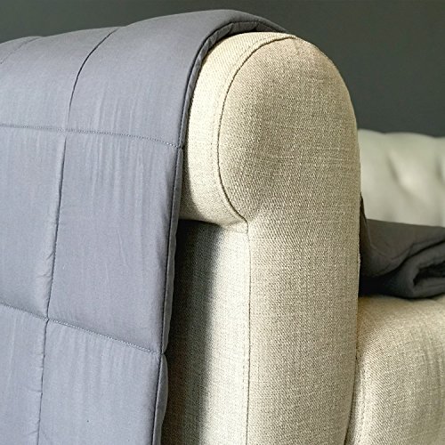 CuddleBug ❤️Weighted Blanket and Gravity Blanket ✅ - For Adults (20 lbs 60" x 80") | Heavy Weighted Blankets to Reduce Anxiety, Stress, Insomnia | Best for Autism and ADHD (Grey) - Thumbnail 3