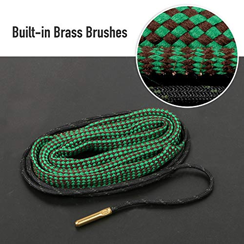 Gogoku Bore Snake Bore Cleaner Snake Rifle Shotgun Gun Cleaning Kit for