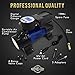 Motor Luxe Portable Air Compressor Pump 12V DC - Digital Tire Inflator with 100 PSI Pressure Gauge for Car - Auto Shut Off & Free Accessories