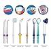 Spaire Water Flosser With Rotating Tip Electric Oral Irrigator With 8 Replacement Nozzles for Teeth Cleaning