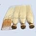 Dorabeauty Platinum Blonde Bundles 4×4 Lace Closure with 3 Bundles #613 Blonde 100% Brazilian Remy Human Hair (ST 14