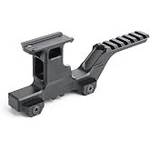 NECARL Tactical Red Dot Riser Laser Combo Adapter Mount | Picatinny Rail Riser Scope Mount Base for T1 T2 Optic Scope Sight Holographic
