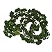 Artificial Ivy Vine Fake Hanging Plant Leaves Garland Home Garden Wall Decoration Wedding Garlands Poison Ivy Costume Wedding Decor 12pcs