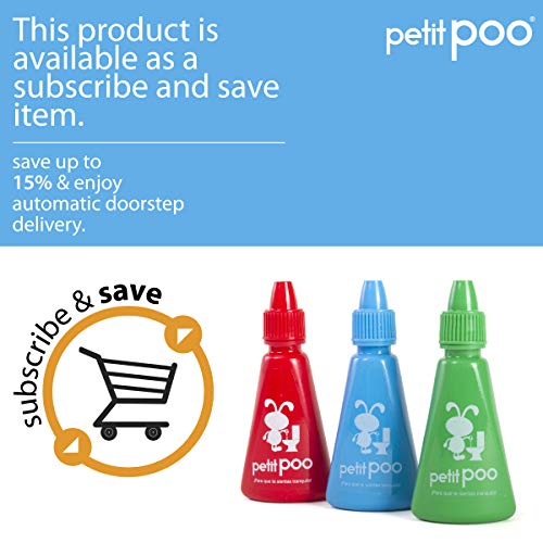 Petit Poo All Natural Toilet Odor Drops Deodorizer Eliminator Odor