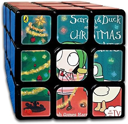Smooth Sequential Puzzle Toy Sarah And Duck And The Christmas Lights Speed Cube Standard 3x3 Magic Cube Stickerless Speed, IQ Games Puzzles