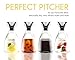 60oz Borosilicate Glass Carafe - Water Bottle with Drip-Free Lid by Comfify - Glass Carafe Pitcher for Hot & Chilled Beverages w/Stainless Steel Lid, Pitcher for Iced Tea, Juices, Water & More