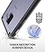Ringke Fusion Case Compatible with Galaxy A6 2018 Crystal Clear PC Back Case Lightweight Transparent TPU Bumper Drop Protective Phone Cover - Smoke Black