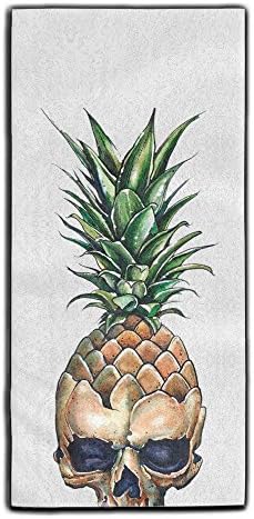 hat pillow Skull Pineapple Microfiber Ultra Soft Hand Towel Face Towel Bath Towel31 X 51"
