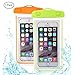 Waterproof Phone Case Aggice Transparent Waterproof Case, 5 Pack Dry Bag, Pouch for iPhone 6/6s/SE, Samsung Galaxy S7/S7 Edge,Note 3, HTC LG Sony Nokia Motorola Blow 5.5