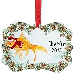 Comet Goldfish Christmas Ornament 2024