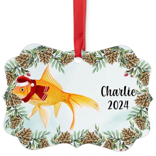 Comet Goldfish Christmas Ornament 2024