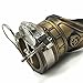 Steampunk Monocle Goggles Victorian Left Side with Double Clip on Loupe Gold