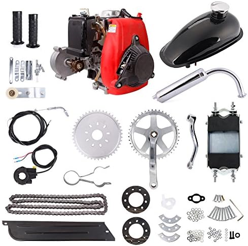 49cc 4-Stroke Cycle Engine Motor Kit Motorized Bike Petrol Gas Bicycle Scooter