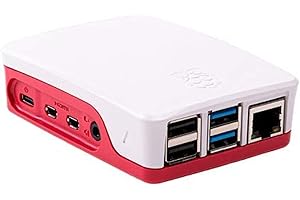 Raspberry Pi 4 Case - Red/White
