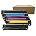 Inktoneram Compatible Toner Cartridges Replacement for HP 128A CE320A CE321A CE323A CE322A Laserjet Pro CM1415 CM1415fnw CM1415fnw MFP CP1525n CP1525nw ([2-Black,Cyan,Magenta,Yellow], 5-Pack)