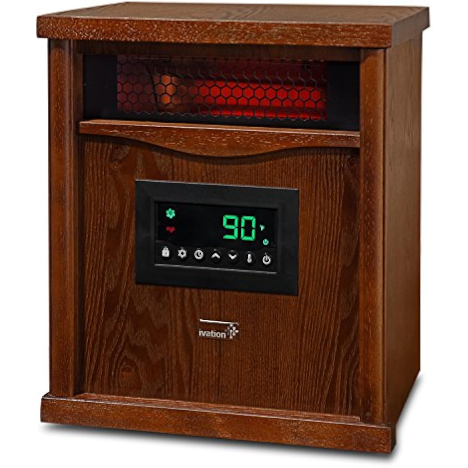 Ivation Portable Electric Space Heater, 1500-Watt 6-Element Infrared