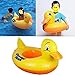 UGGL Duck Baby Floats, Inflatable Duck Pool Float, Baby Floating Seat, Children Swim Ring, Kids Inflatable Floats, Yellow Duck Seat Boat for 1-3 Years Kids