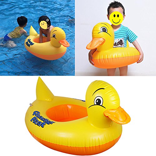 UGGL Duck Baby Floats, Inflatable Duck Pool Float, Baby Floating Seat