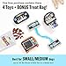 Barkbox Supersized 90s Throwback Electronic Dog Toy Bundle; Four Toys and One Bag of All Natural Treats Made in The USA; Size Small/Medium