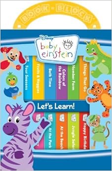 Baby Einstein 12 Board Book Block Set (Baby Einstein: My First Library ...