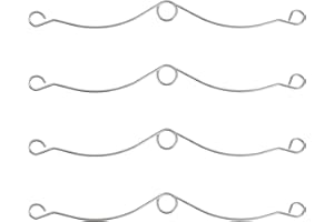 4pcs Fan Spring Clips, Stainless Steel Premium Exhaust Fan Grille Spring Clips for Broan Nutone Bathroom Ventilation Compatib
