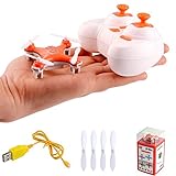 CHEERSON CX-10 RC Nano Drone with Controller 4CH 2.4GHz 6-Axis Gyro Headless Mini Quadcopter Airplane Orange