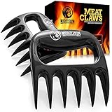 Mountain Grillers Bear Claws Meat Shredder For BBQ - Perfectly Shredded Meat, These Are The Meat Claws You Need - Best Pulled Pork Shredder Claw X 2 For Barbecue, Smoker, Grill (Black)