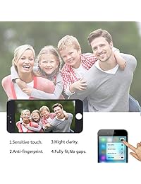 MAFIX - Pantalla LCD táctil 3D con sensor de proximidad, auricular y cámara frontal, herramienta de reparación y protector de cristal, color blanco