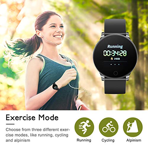 NEEKFOX Fitness Tracker, Activity Tracker with Heart Rate Monitor Sleep Tracking, Waterproof IP67 Smart Pedometer Watch with Step Calorie Counter, Running Sports Watch Bracelet for Children Women Men - Thumbnail 3