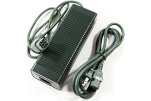 Original Compatible for Microsoft AC Brick 175W Power Supply Adapter for Xbox 360 Falcon and Opus Models Only with Power Cord