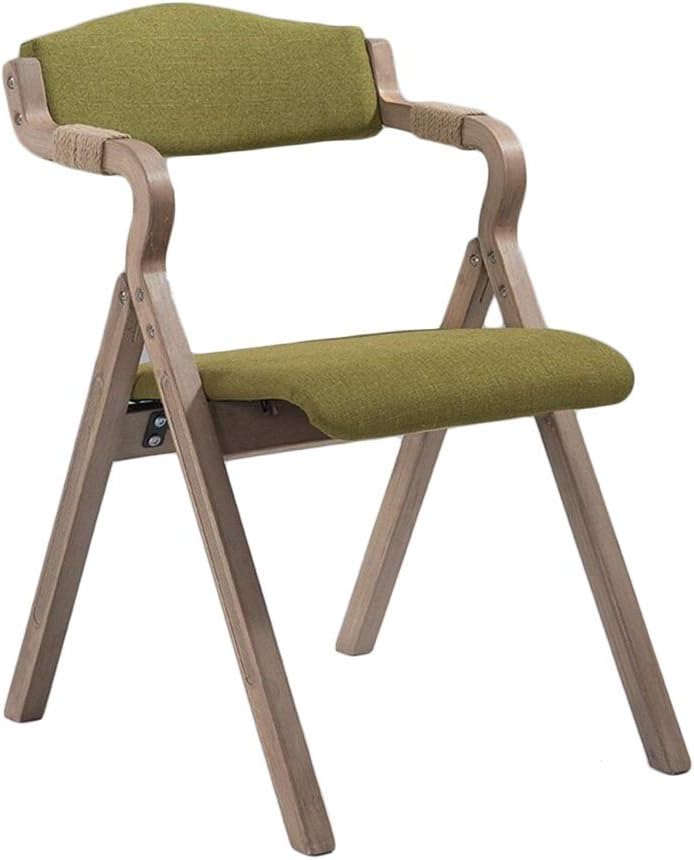 Strong Stools Collapsible Chair With Backrest Cozy Strong Ergonomics Mediterranean Bohemian Style Solid Wood Dining Office Leisure Coffee Chair Kitchen Breakfast Chair With Linen Cushion Bar Furniture