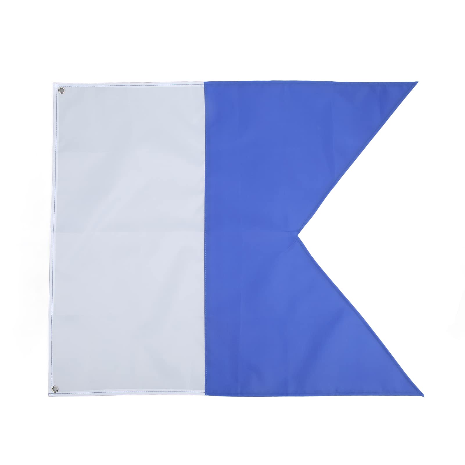 Asixxsix Alpha International Diving Flag - Blue and White Polyester, 27.6 x 23.6 Inches for Underwater Activities