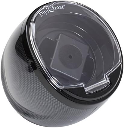 Diplomat Economy Single Automatic Watch Winder with Adjustable Mounting System and 4-Program Bi-Directional Smart IC Timer Control
