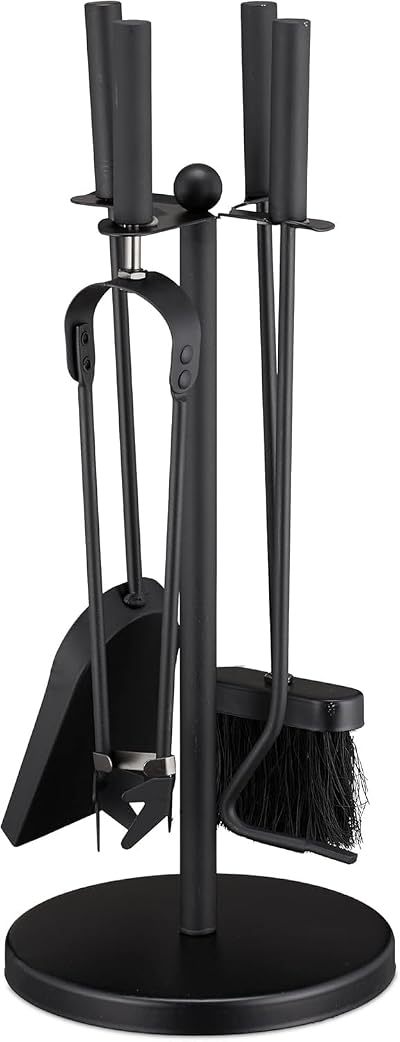 Unibos Fireplace Companion Set Fireside Tools Circle Base Home New