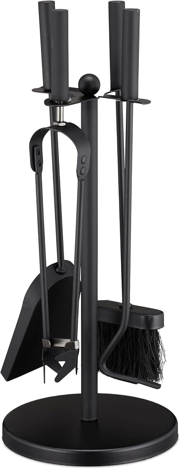 Unibos Fireplace Companion Set Fireside Tools Circle Base Home New