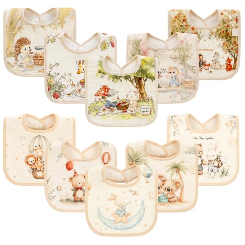 Baby Bibs Muslin Cotton