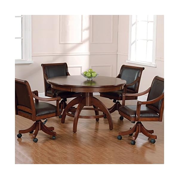 Hillsdale Palm Springs 5 Piece Game Table Set to Poker Tables