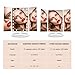 Makeup Vanity Mirror-Lighted Makeup Mirror with Touch Screen-21 LED Lights and Dual Power Supply Trifold Mirror-1X/2X/3X Magnifying Countertop Cosmetic Mirror