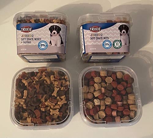 Puppy Training Treats Variety Pack (Soft Snack Bones/Dots) Pk4