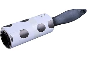 Reusable Clothes Coat Sticky Lint Roller Remover Cleaning Tool,Black Comfortable and Environmentally Fashion in Practical