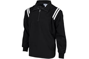 SMITTY OFFICIAL'S APPAREL Smitty Major League Style Baseball Softball Water Resistant Microfiber Shell Pullover Umpire Jacket
